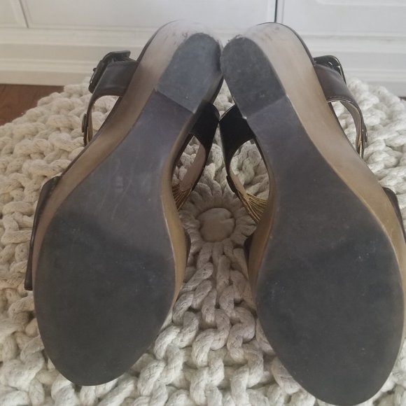 Steve Madden Leather Egyptian Platforms - Picture 3 of 7